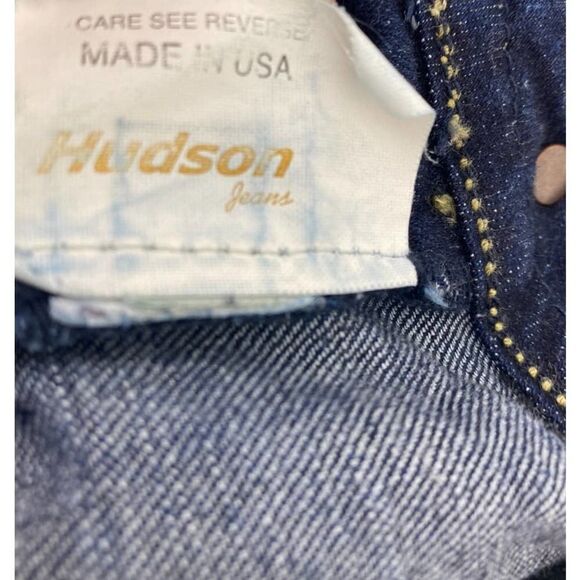 Hudson Jeans Cut H10441038 Style 402SU Blue Straight Leg USA - Size 27 - Picture 9 of 12